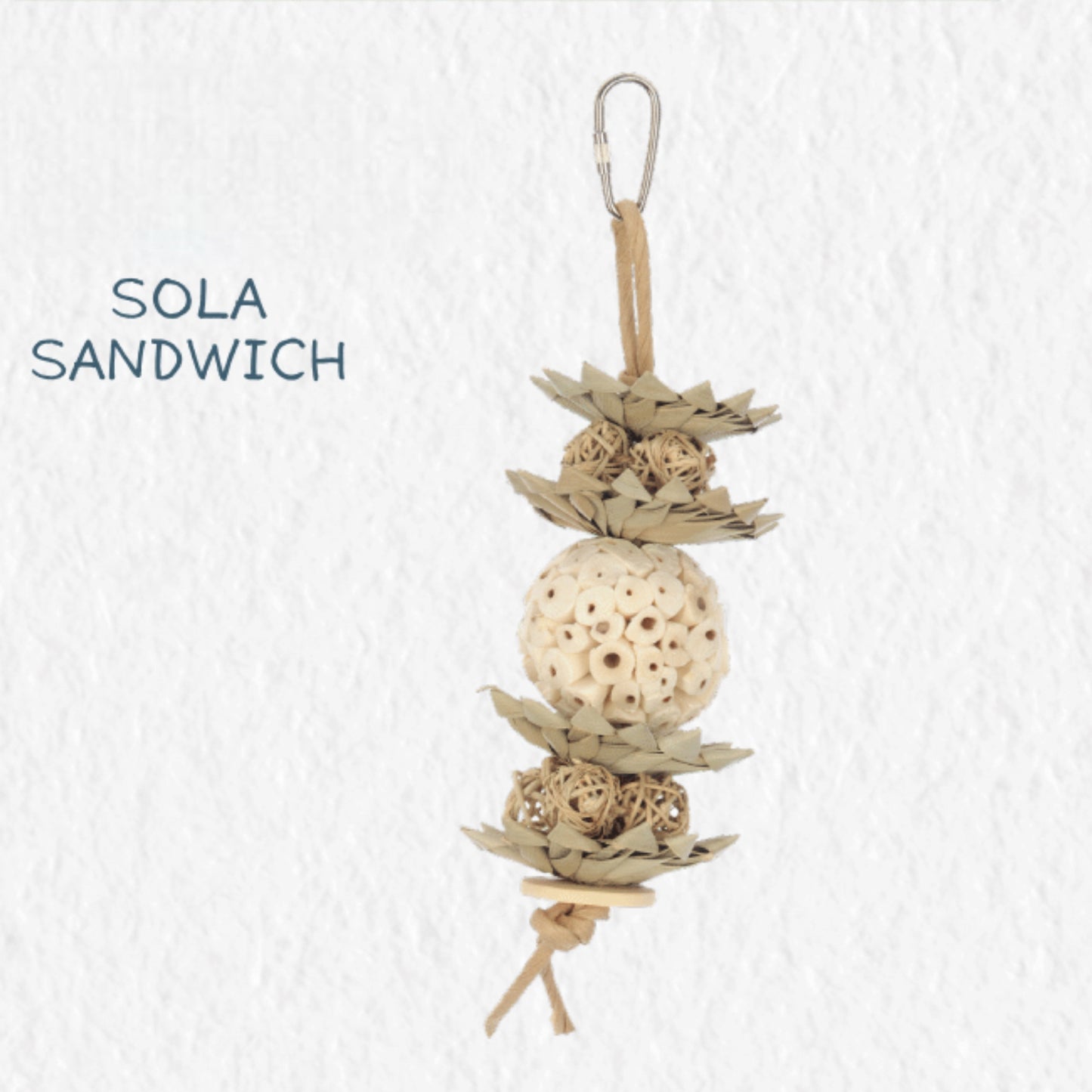 Avian Care Naturals Bird Toy Sola Sandwich