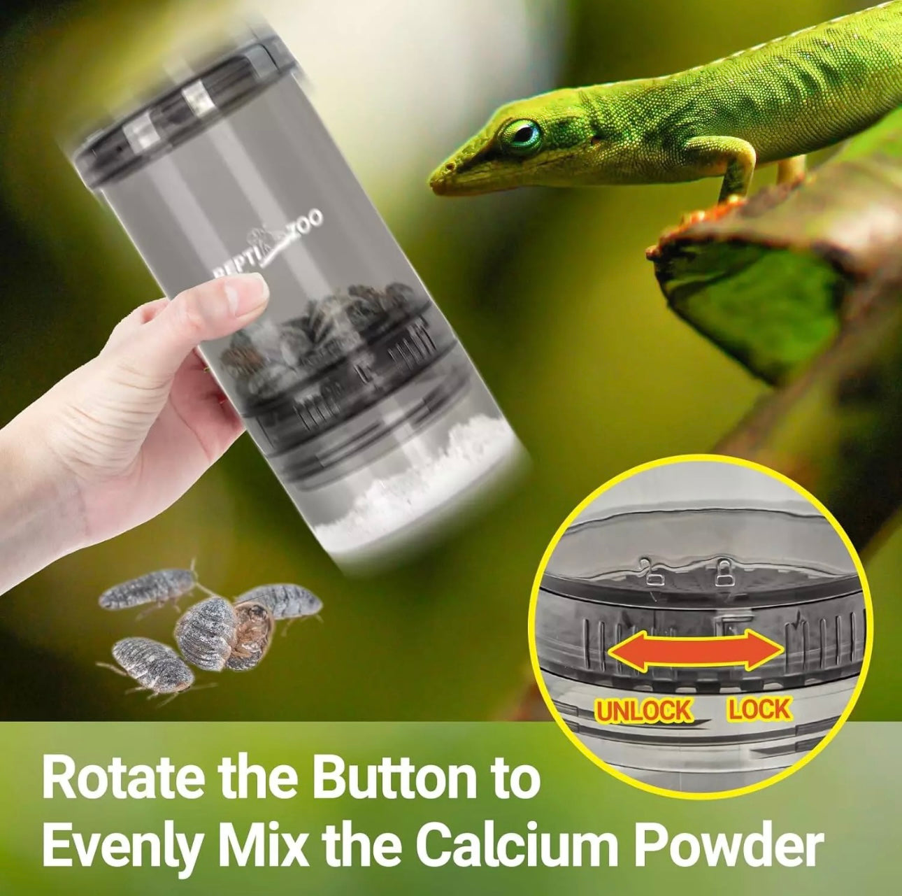 REPTI Zoo insect calcium mixer