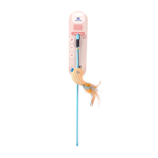 Cattitude Whisker Workout Tweety Bird Cat Toy Wand