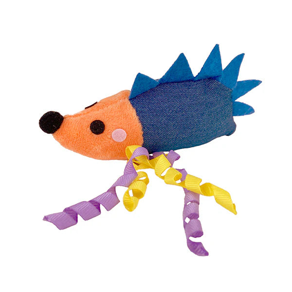 Cattitude Whisker Workout Herbie Hedgehog Cat Toy