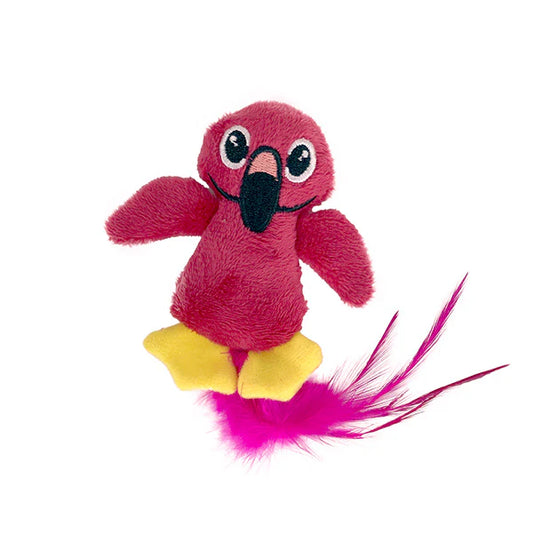 Cattitude Whisker Workout Francis Flamingo Cat Toy
