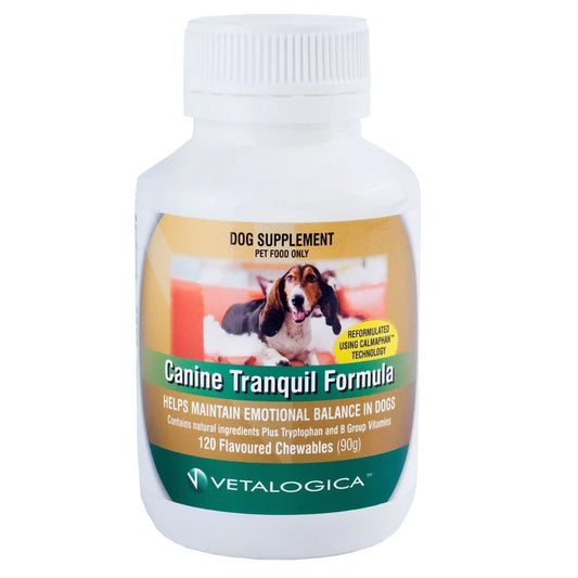 Vetalogica Canine Tranquil Formula For Dogs 120 Chews