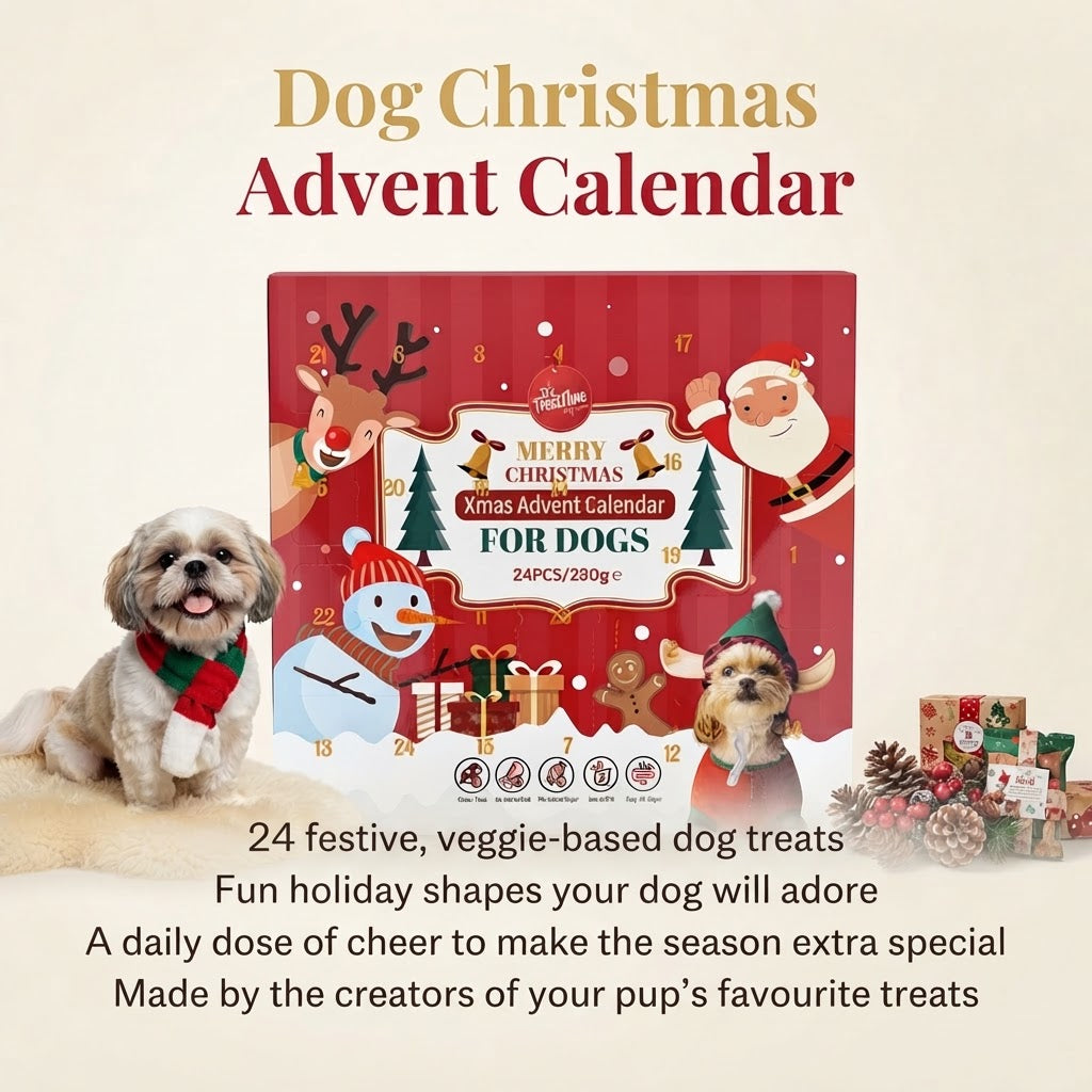 IT'S TREAT TIME DOG CHRISTMAS ADVENT CALENDAR